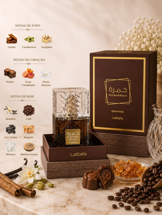 Lattafa Khamrah Qahwa Eau de Parfum (100ml) (100% Authentic)