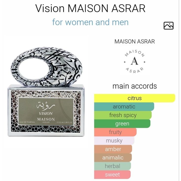 Maison Asrar Vision 100ml (Authentic)