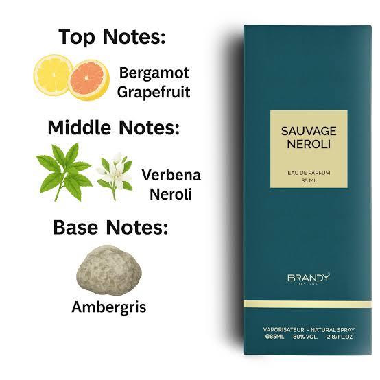 Brandy Designs Sauvage Neroli EDP (85ml) 100% AAuthentic