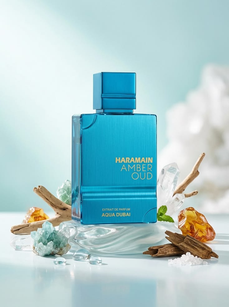 Al Haramain Amber Oud Aqua Dubai 200ml- Authentic