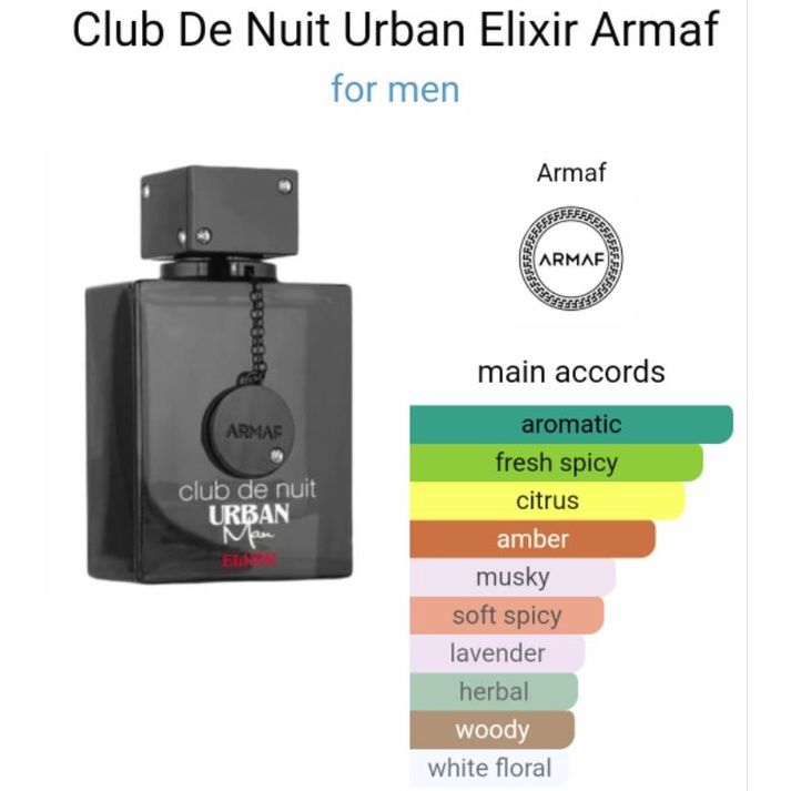 Armaf Club De Nuit Urban Elixir 105ml Edp (100% Authentic) - ScentoraStudio