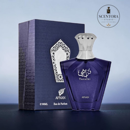 Turathi Blue By Afnan 90ml Edp (100% Authentic) - ScentoraStudio