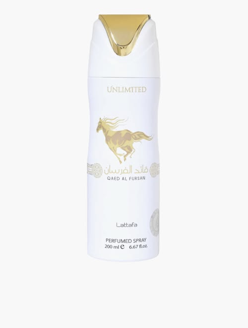 Lattafa Qaed Al Fursan Unlimited Perfumed Spray (200ml) - ScentoraStudio