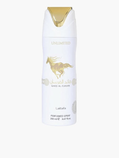Lattafa Qaed Al Fursan Unlimited Perfumed Spray (200ml) - ScentoraStudio