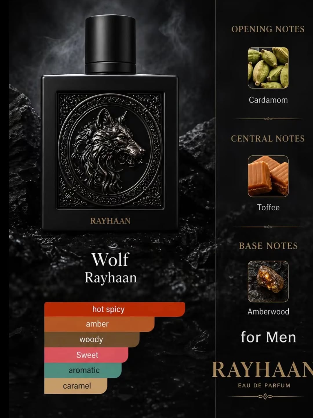 Wolf By Rayhaan 100ml Edp (100% Authentic)