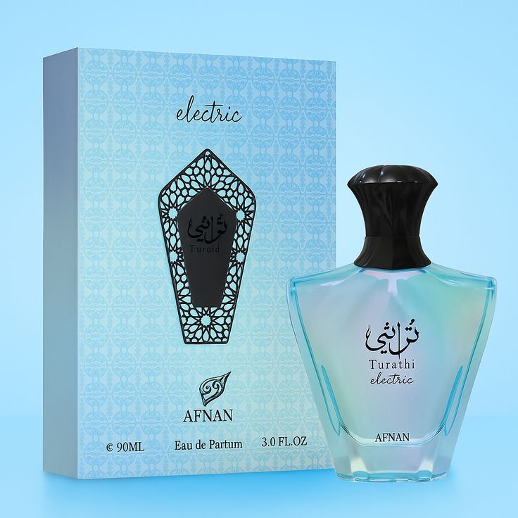 Afnan Turathi Electric (90ml) Eau de Parfum (100% Authentic)
