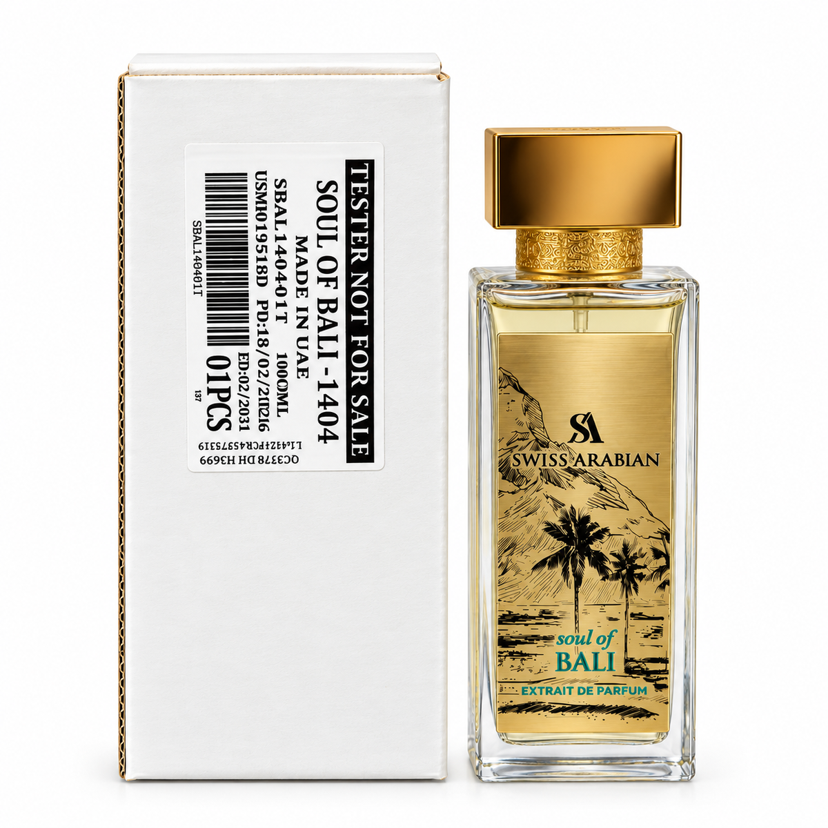 Swiss Arabian Soul of Bali 100ml Extrait De Parfum tester-Authentic