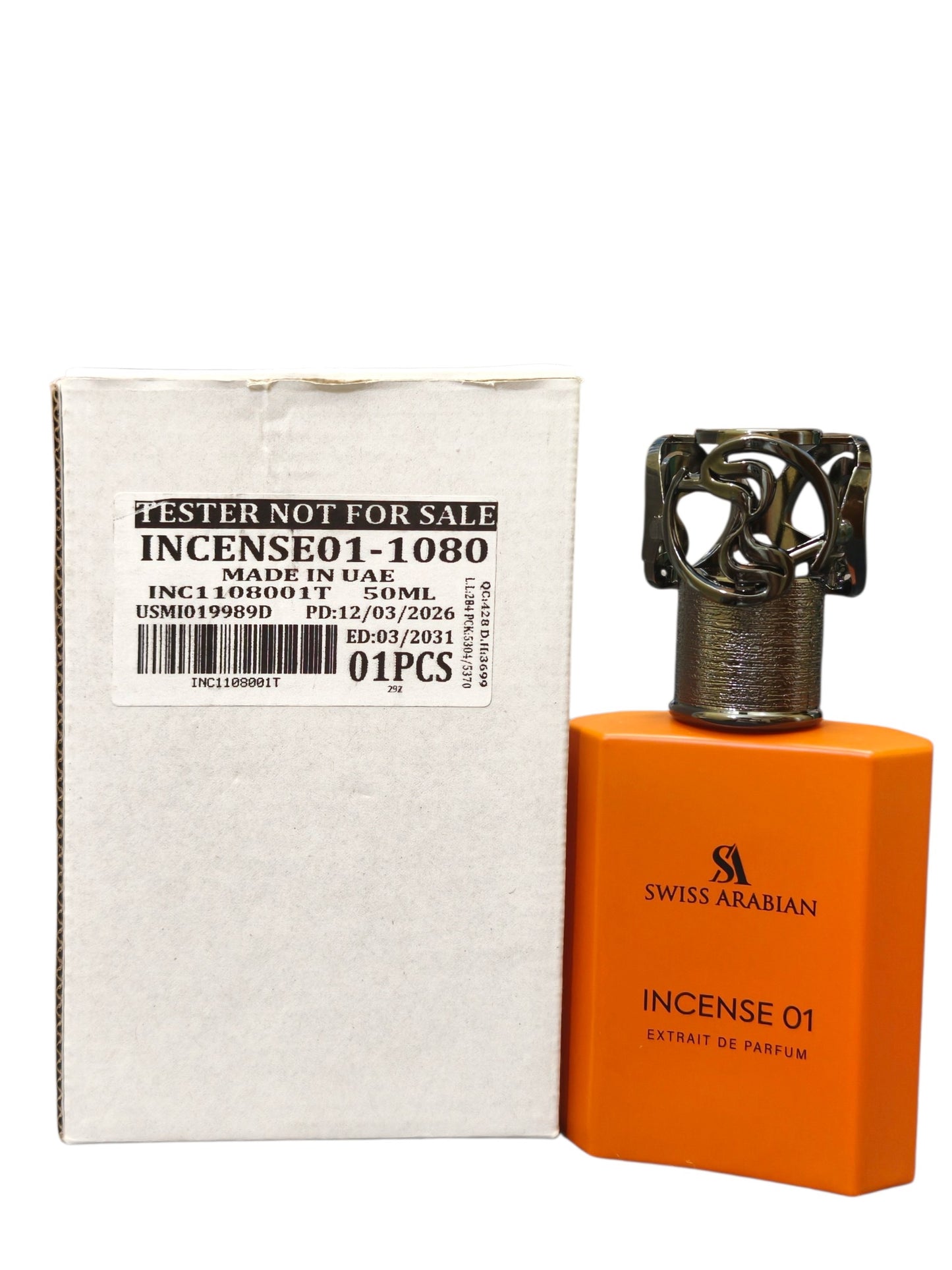 Swiss Arabian Incense 01 Tester (100% Authentic)